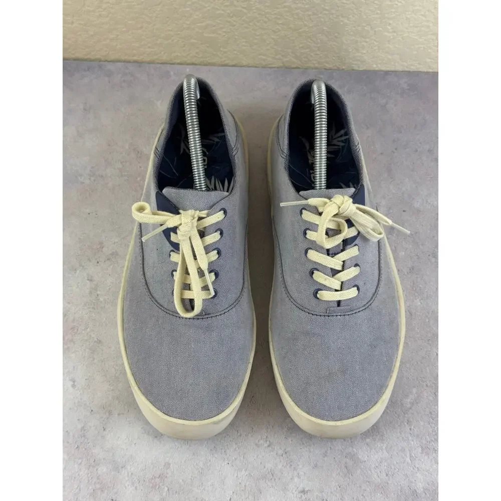 OluKai Tradewind Light Blue Sneakers Shoes Men US 9 Lace Comfort Boat Beach
